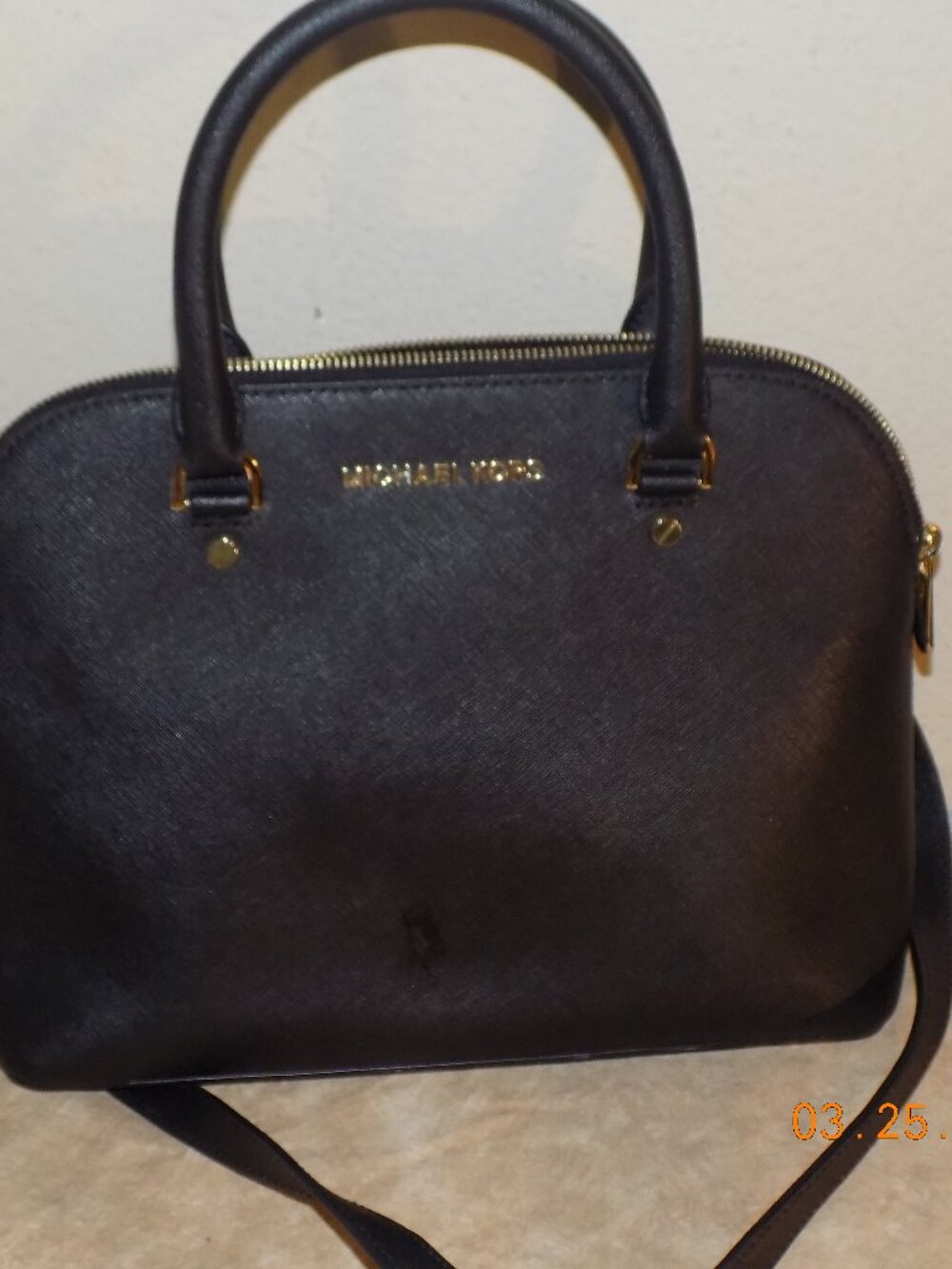Michael Kors 2 Way Black Satchel Bag